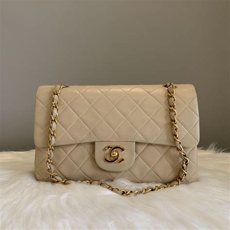 chanel classic flap 23cm price|chanel classic flap beige.